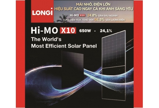 Tấm Pin Longi X10 650W
